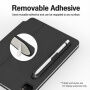LOVE MEI samoprzylepne Etui zamykane do przymocowania na iPad dla Apple Pencil 1 / 2 / USB-C / Pro - różowe