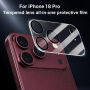 XDcase Szkło hartowane chroniące obiektyw aparatu tylnego do iPhone 18 Pro - czarne