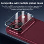 XDcase Szkło hartowane chroniące obiektyw aparatu tylnego do iPhone 18 Pro - czarne
