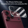 XDcase Szkło hartowane chroniące obiektyw tylnego aparatu do iPhone 18 Pro Max - czarne