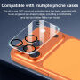 XDcase Szkło hartowane do ochrony soczewek tylnego aparatu dla iPhone 17 Pro Max - czarne