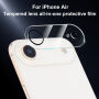 XDcase Szkło hartowane chroniące obiektywy tylnego aparatu do iPhone Air - czarne