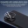 XDcase Szkło hartowane do ochrony obiektywów tylnego aparatu dla iPhone 15 / 15 Plus - czarne