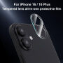 XDcase Szkło hartowane do ochrony soczewek tylnego aparatu dla iPhone 16 / 16 Plus - przezroczyste
