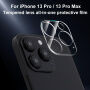 XDcase Szkło hartowane chroniące obiektyw tylnego aparatu do iPhone 13 Pro / 13 Pro Max - przezroczyste
