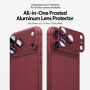 XDcase szkło hartowane z metalową ramką do ochrony obiektywów aparatu do iPhone 18 Pro - czarne