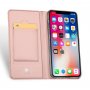 DUX DUCIS futerał flip dla iPhone XS Max - różowo-złoty