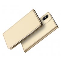 DUX DUCIS futerał flip dla iPhone XS Max - złoty