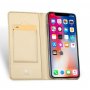 DUX DUCIS futerał flip dla iPhone XS Max - złoty