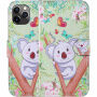Pokrowiec flip ze stojakiem koala do iPhone 11 Pro - kolorowy