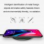 GY-68 ultracienka aluminiowa ładowarka bezprzewodowa dla iPhone - czerwona