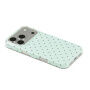 Etui ochronne w kropki do iPhone 17 Pro / 18 Pro - miętowy