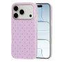 Etui w kropki do iPhone 17 Pro / 18 Pro - fioletowy