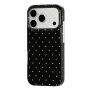 Etui ochronne w kropki do iPhone 17 Pro / 18 Pro - czarny