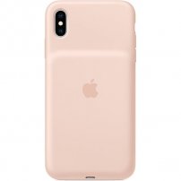 Oryginalne Apple etui tylne z baterią do iPhone XS Max - piaskowo-różowe