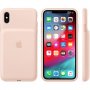 Oryginalne Apple etui tylne z baterią do iPhone XS Max - piaskowo-różowe