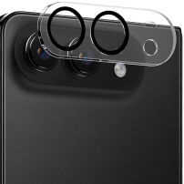 ENKAY Szkło hartowane do ochrony soczewek tylnego aparatu dla iPhone Duo - czarne