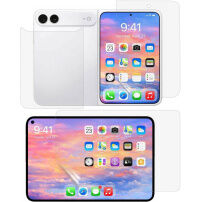 Folia ochronna na przedni i wewnętrzny wyświetlacz oraz tylną stronę do iPhone Duo