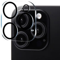 XDcase Szkło hartowane chroniące obiektywy tylnego aparatu do iPhone 14 Pro / 14 Pro Max - czarne