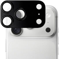 XDcase szkło hartowane z metalową ramką do ochrony obiektywów aparatu do iPhone 18 Pro - czarne