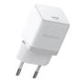 Baseus Dłoniowa ładowarka z portem USB-C - 20W - biała