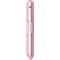 LOVE MEI samoprzylepne Etui zamykane do przymocowania na iPad dla Apple Pencil 1 / 2 / USB-C / Pro - różowe