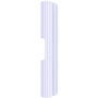 LOVE MEI uniwersalne samoprzylepne Etui zamykane do mocowania na iPadzie dla Apple Pencil 1 / 2 / USB-C / Pro - fioletowe