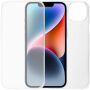 Dwuczęściowe Etui zamykane na przód i tył do iPhone 14 Plus - przezroczyste