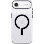 Przezroczyste Etui z twardego plastiku z czarnym MagSafe do iPhone Air - przezroczyste