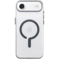 Przezroczyste Etui z twardego plastu z szarym MagSafe do iPhone Air - przezroczyste