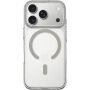 Przezroczyste Etui z twardego plastiku z beżowym MagSafe do iPhone 17 Pro / 18 Pro - przezroczyste