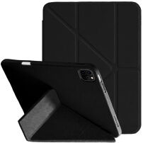 XDcase Y-fold Etui zamykane z origami Podstawka i miejscem na Apple Pencil do iPad Pro 12,9" (2018-2022) - czarne