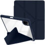 XDcase Etui zamykane z podstawką origami i miejscem na Apple Pencil do iPad Air 13" (2024-2026) / Pro 12,9" (2018-2022) - ciemnoniebieskie
