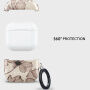 Etui Burga ze wzorem i karabińczykiem do AirPods 4 / 5 - Barely Yours