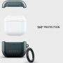 Burga etui z karabińczykiem do AirPods 4 / 5 - Black Hole