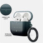 Burga etui z karabińczykiem do AirPods 4 / 5 - Black Hole