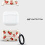 Etui Burga ze wzorem i karabińczykiem do AirPods 4 / 5 - Freshly Picked
