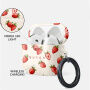 Etui Burga ze wzorem i karabińczykiem do AirPods 4 / 5 - Freshly Picked