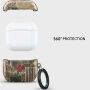 Burga etui ze wzorem i karabińczykiem do AirPods 4 / 5 - Oath