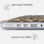 Burga matowe Etui ze wzorem do MacBook Air 13" (A1932 / A2179 / A2337) - Player