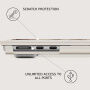 Burga matowe Etui ze wzorem do MacBook Air 13" (A2681 / A3113 / A3240 / A3449) - Barely Yours