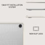 Burga matowe Etui ze wzorem do MacBook Air 13" (A2681 / A3113 / A3240 / A3449) - Barely Yours
