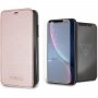 Guess Bundle pokrowiec i szkło hartowane do iPhone XR - różowo-złoty