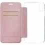 Guess Bundle pokrowiec i szkło hartowane do iPhone XR - różowo-złoty
