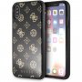 Guess Layer Glitter Peony etui do iPhone X / XS - czarne