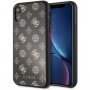 Guess Layer Glitter Peony etui do iPhone XR - czarne
