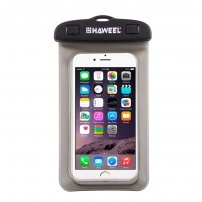 HAWEEL wodoodporne ultra cienkie przezroczyste etui ochronne do iPhone 6 Plus / 6S Plus – czarne