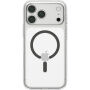 Spigen Ultra Hybrid przezroczyste Etui z szarym MagSafe do iPhone 17 Pro / 18 Pro - przezroczysty