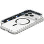 Spigen Ultra Hybrid przezroczyste Etui z szarym MagSafe do iPhone 17 Pro / 18 Pro - przezroczysty