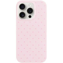 Etui ochronne w kropki do iPhone 14 Pro Max - różowy